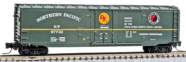 Micro-Trains 50700472 Z Northern Pacific 50' Plug-Door Box Car #97732
