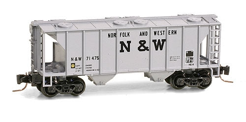 Micro-Trains 53100190 Z Scale Norfolk & Western 70T PS2 2Bay Hopper Car #71475