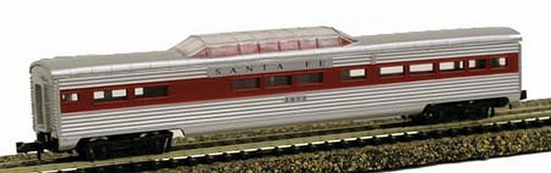 Model Power 83052 ATSF Streamline Vista Dome Car