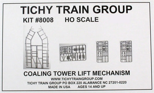 Tichy 8008 HO Coaling Tower Lift Mechanisoms Kit