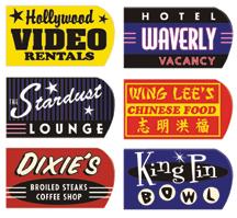 Miller Engineering 65812 Animated Sign Kit Fan Series #2 Right Large