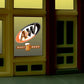 Miller Engineering 6666 HO/O Animated Neon Window Sign A&W Root Beer