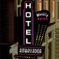 Miller Engineering 68822 N/HO Medium RH Neon-Like Vertical Hotel/Motel Sign