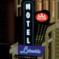 Miller Engineering 68822 N/HO Medium RH Neon-Like Vertical Hotel/Motel Sign
