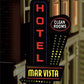 Miller Engineering 68822 N/HO Medium RH Neon-Like Vertical Hotel/Motel Sign