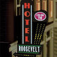 Miller Engineering 68822 N/HO Medium RH Neon-Like Vertical Hotel/Motel Sign