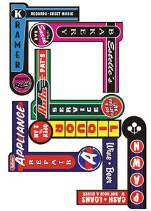 Miller Engineering 69822-R Animated Sign Kit Fan Series #1 - Right - Medium