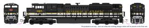 Kato 176-8511 N SD70ACe Savannah & Atlanta NS Heritage Diesel Locomotive #1065