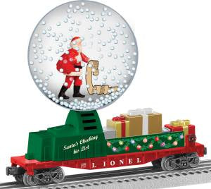 Lionel 6-37089 O Santa’s List Snow Globe Car