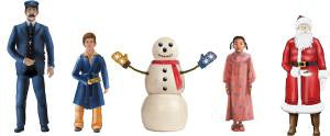 Lionel 6-37183 O 10th Anniversay Pewter Snowman & 4 Children The Polar Express