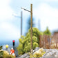 Busch 4154 Street Lamps on Wood Pole