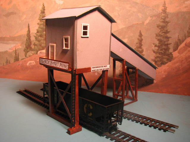 Alpine Division Scale Models 1905 Black Bart Mine and Shaft