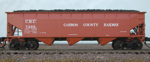 Bluford Shops 73211 N Scale 70T 3Bay Ofst Hpr CCR
