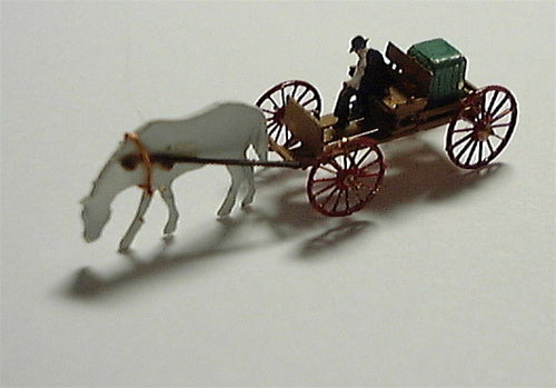 Micron Art 1023 1:220 Buckboard Driver & Horse