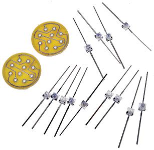 Oregon Rail Supply 144 HO PC Board & LEDs for PRR-Style Position Lights