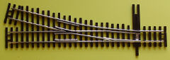 Shinohara Track 402 HOn3 Code 70 Nickel Silver #4 Right Hand Switch Turnout