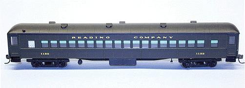 The Bethlehem Car Works 210 HO Reading Co Class PBn Suburban 63' Steel Coach Kit