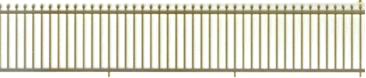 The N Scale Architect 61059 Spear-Point Fence - Kit (Etched Brass)