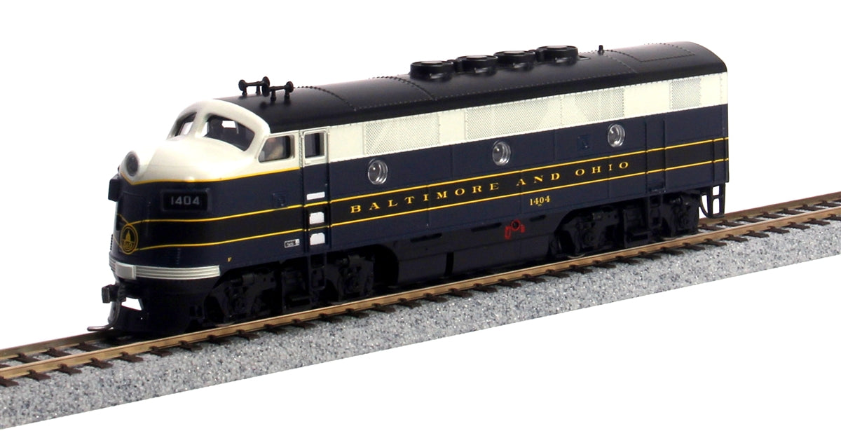 MTH 85-2009-0 Baltimore & Ohio HO Scale F3A #1404/DCC Ready