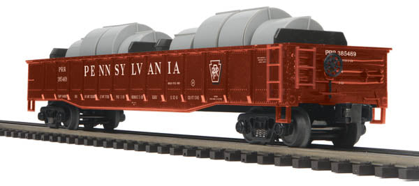 MTH 20-98924 O PRR Gondola Car w/Coil Steel Load