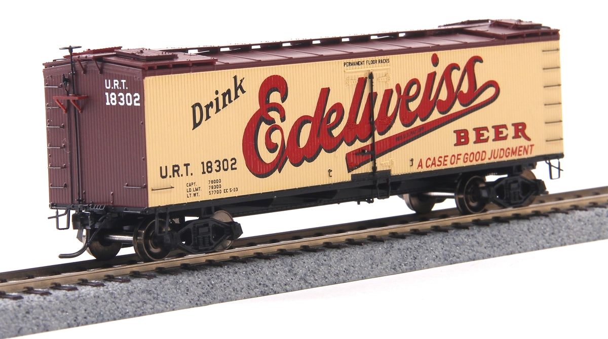 MTH 80-94011 Edelweiss HO Scale R40-2 Woodside Reefer Car #18304
