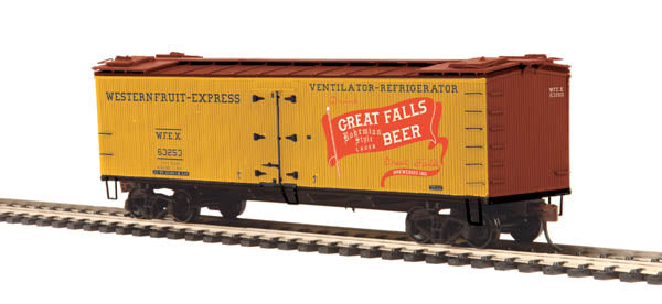 MTH 80-94016 HO Scale MTH HO R40-2 Woodside Reefer Car #63253