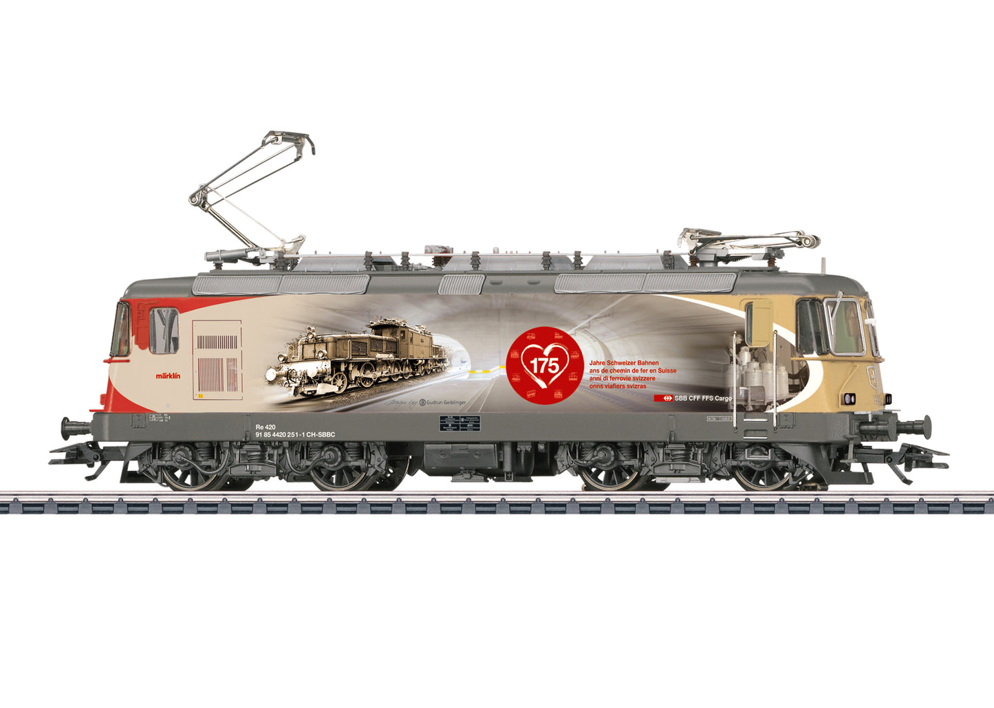 Marklin 37875 HO Swiss Federal Railways Class Re 420 Electric Loco #420 251-1