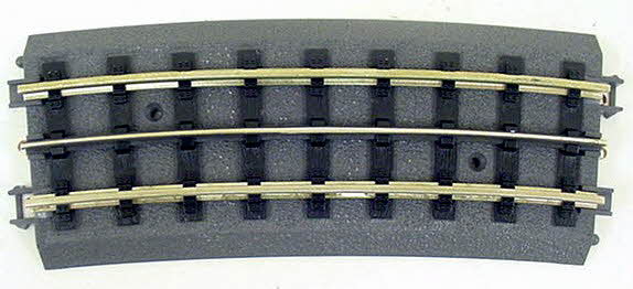 MTH 40-1049 RealTrax O72 Half Curved Track Section (Solid Rail) [11]