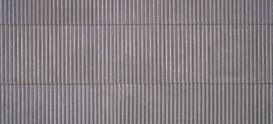 Kibri 34143 Plastic Sheet Corrugated Metal 12 x 20 cm