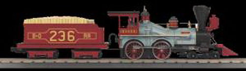 MTH 30-1574-1 B&O 4-4-0 General Steam Engine with Proto Sound 3.0 #236