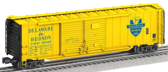 Lionel 6-17755 D&H 50' Double Door Boxcar #25025