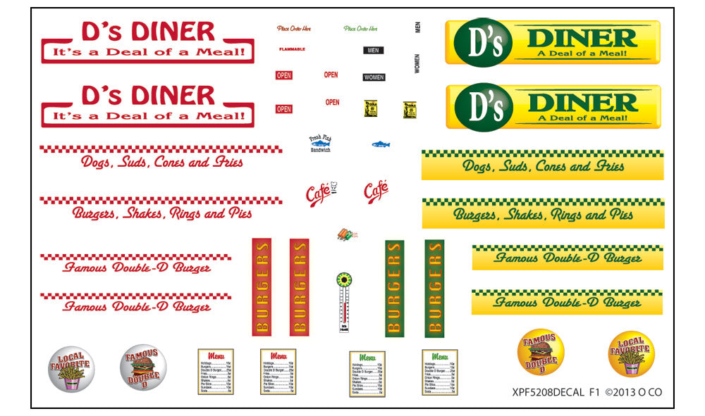 Woodland Scenics PF5208 N D's Diner Building