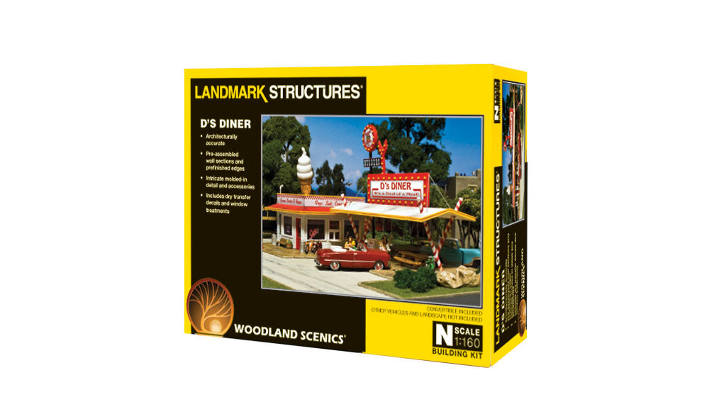 Woodland Scenics PF5208 N D's Diner Building