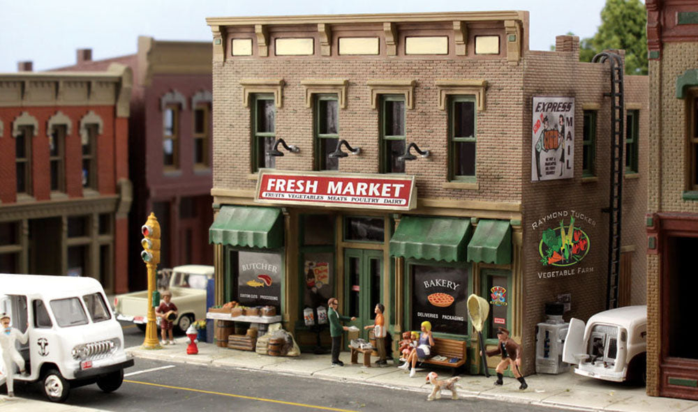 Woodland Scenics PF5200 N Fresh Market Building Kit