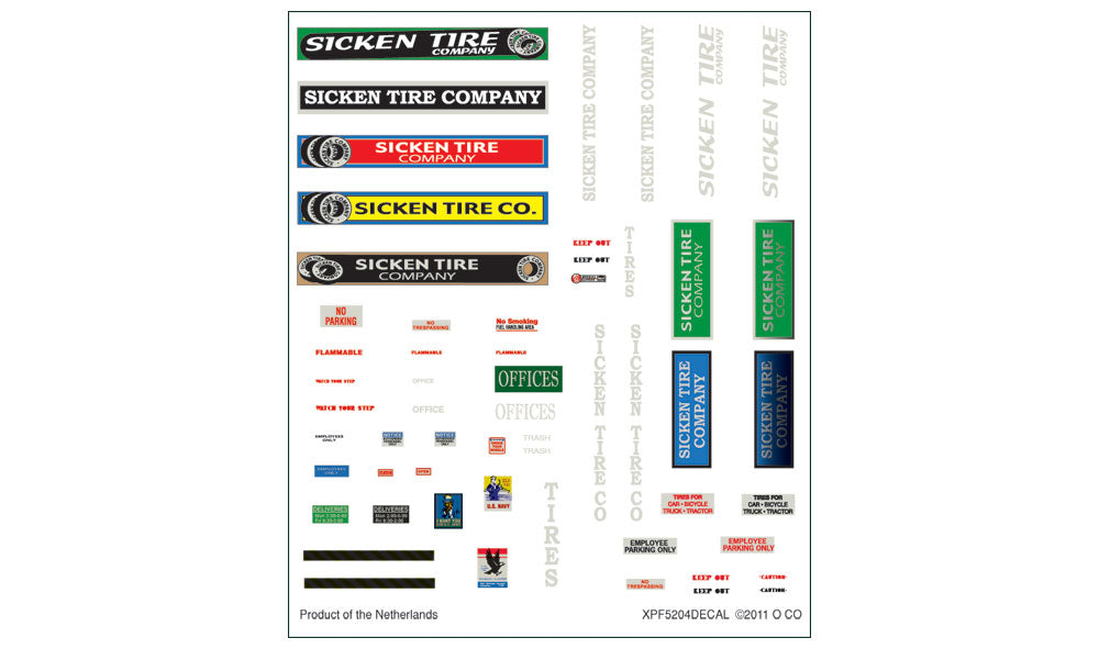 Woodland Scenics PF5204 N Scale Sicken Tire Company Building Kit