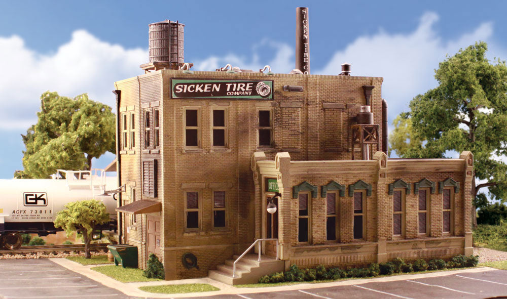 Woodland Scenics PF5204 N Scale Sicken Tire Company Building Kit
