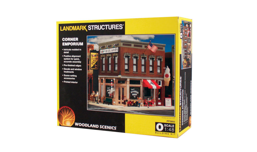 Woodland Scenics PF5893 O Corner Emporium Building Kit