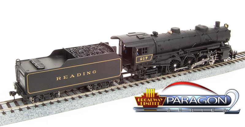Broadway Limited 1065 HO Reading Powerhouse Steam Light Pacific 4-6-2 #217