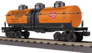 MTH 30-73399 O Gauge Milwaukee Road Triple Dome Tank Car #108003