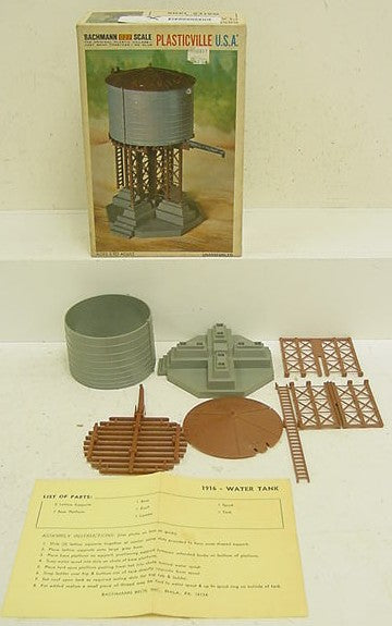 Plasticville 1916 Vintage O Water Tower Kit