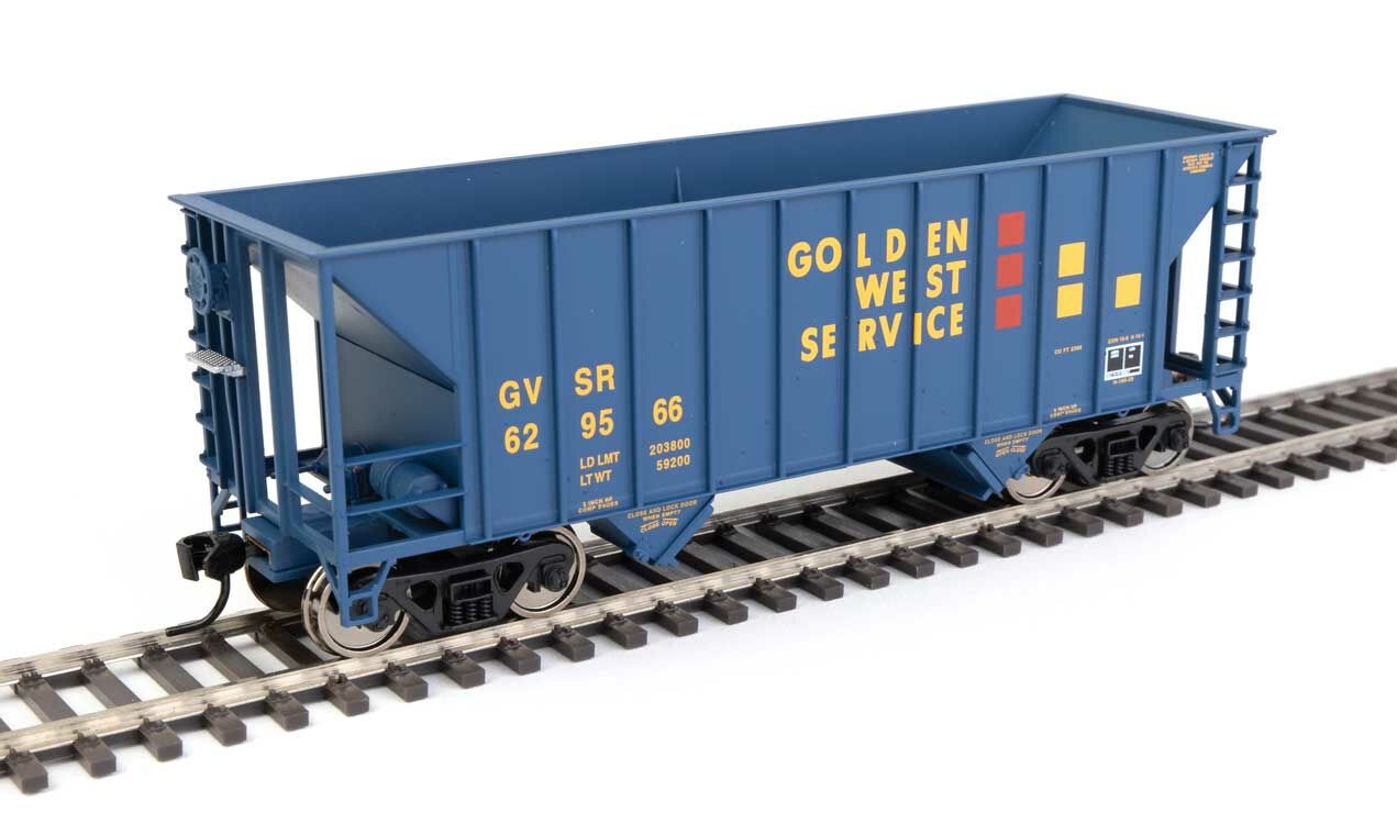 Walthers 910-56604 HO Golden West 34' 100-Ton 2-Bay Hopper Ready to Run #629566