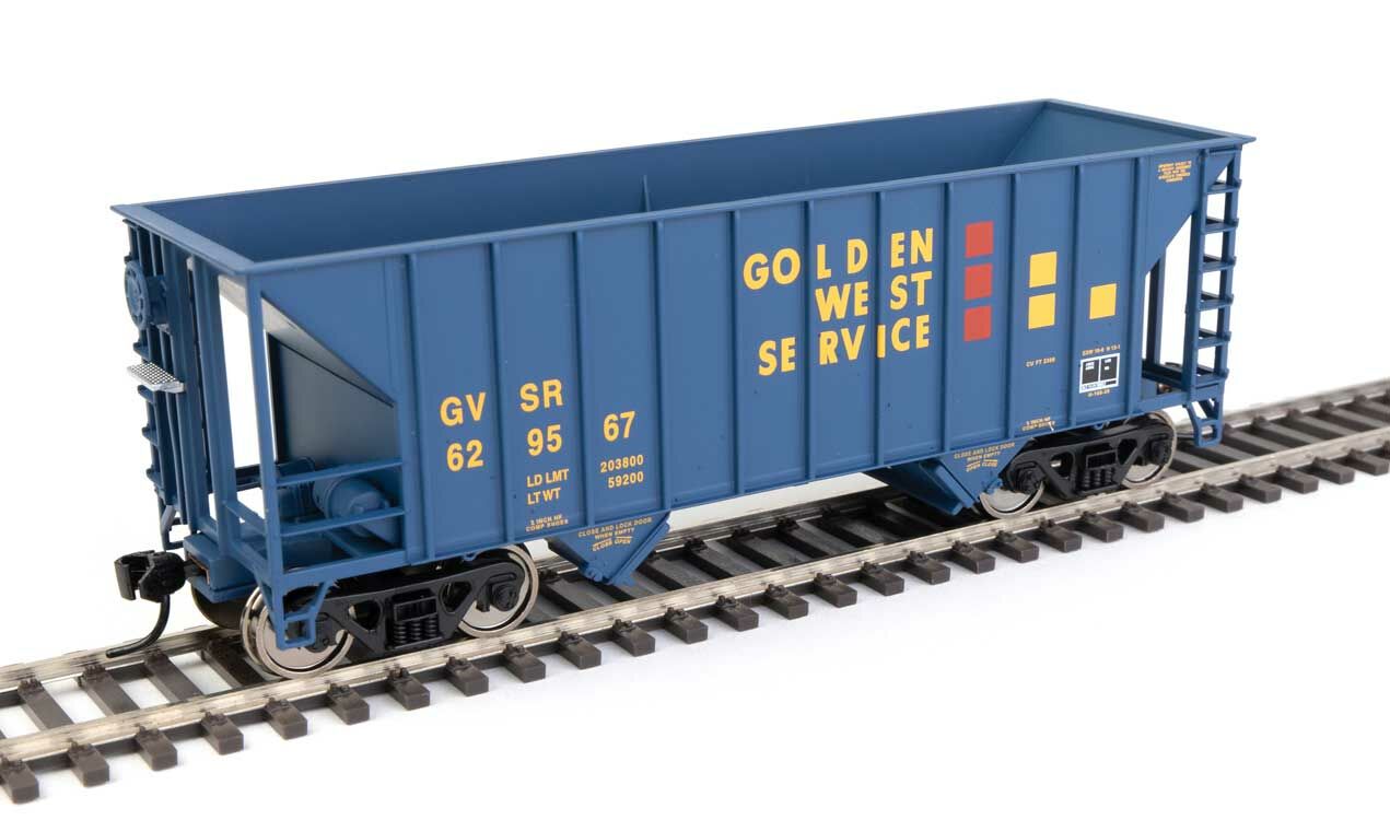 Walthers 910-56605 HO Golden West 34' 100-Ton 2-Bay Hopper Ready to Run #629567