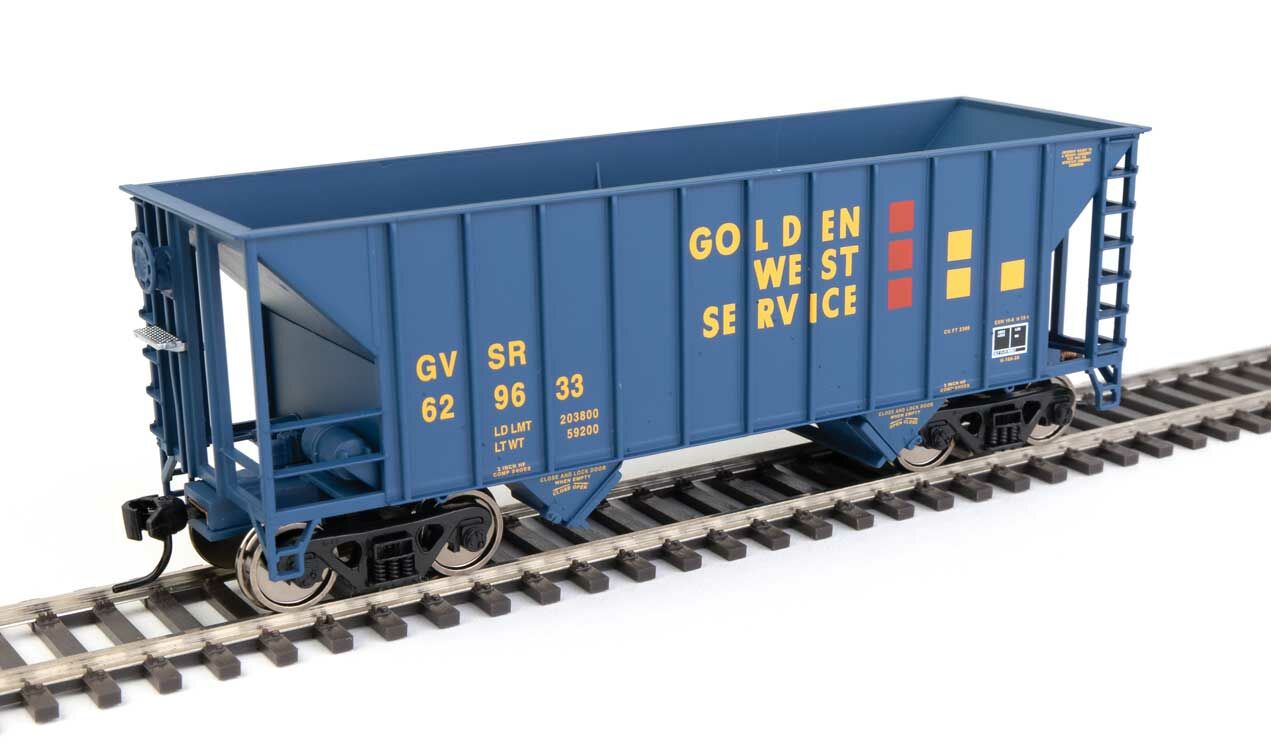 Walthers 910-56607 HO Golden West 34' 100-Ton 2-Bay Hopper Ready to Run #629633