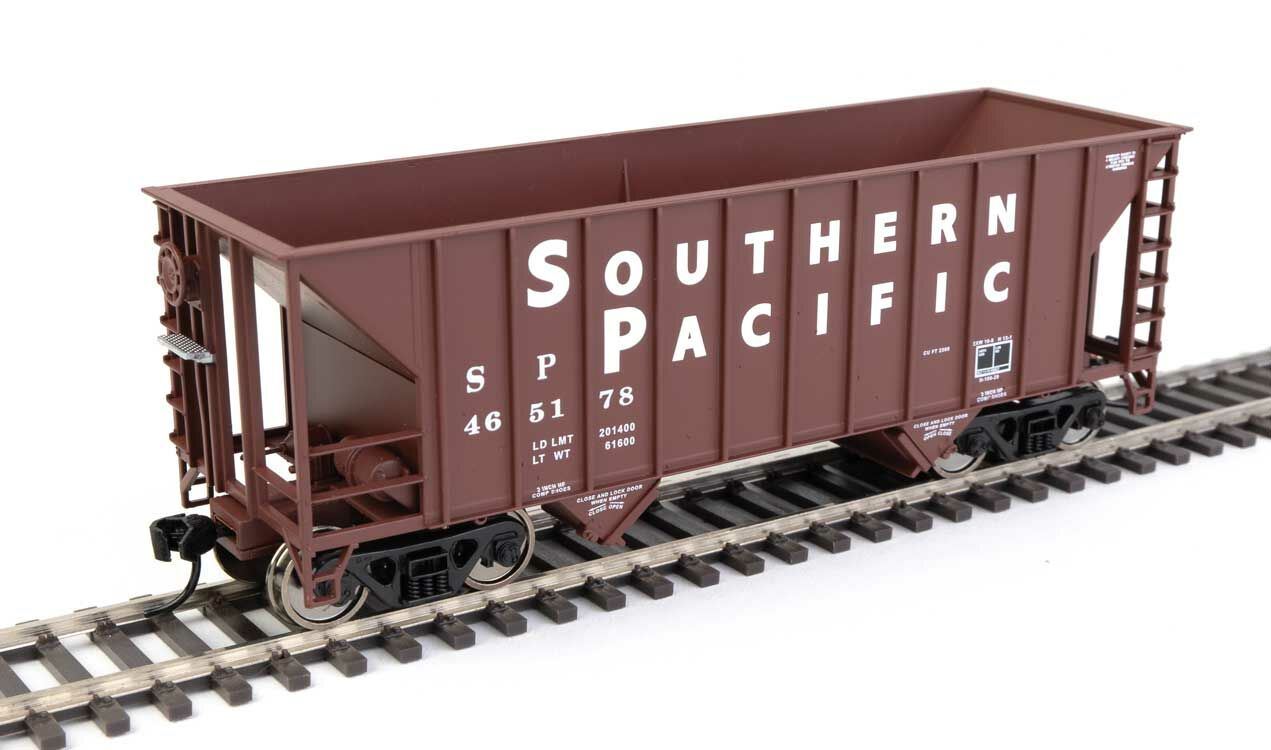 Walthers 910-56624 HO Southern Pacific 34' 100-Ton 2-Bay Hopper RTR #495178