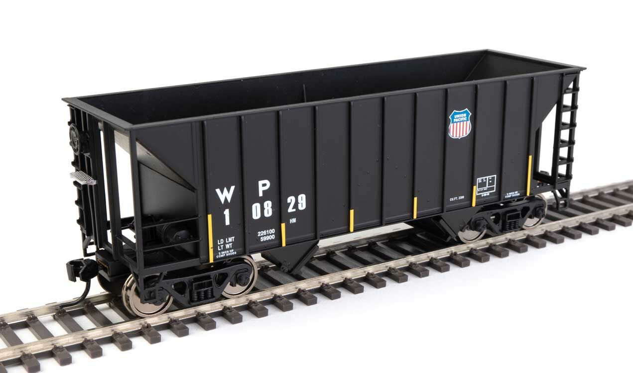 Walthers 910-56628 HO Union Pacific 34' 100-Ton 2-Bay Hopper RTR WP #10829