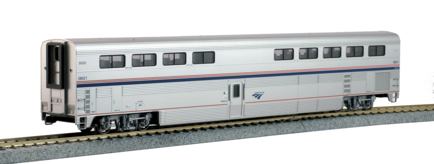 Kato 35-6073 HO Amtrak Phase VI Superliner Diner #38021