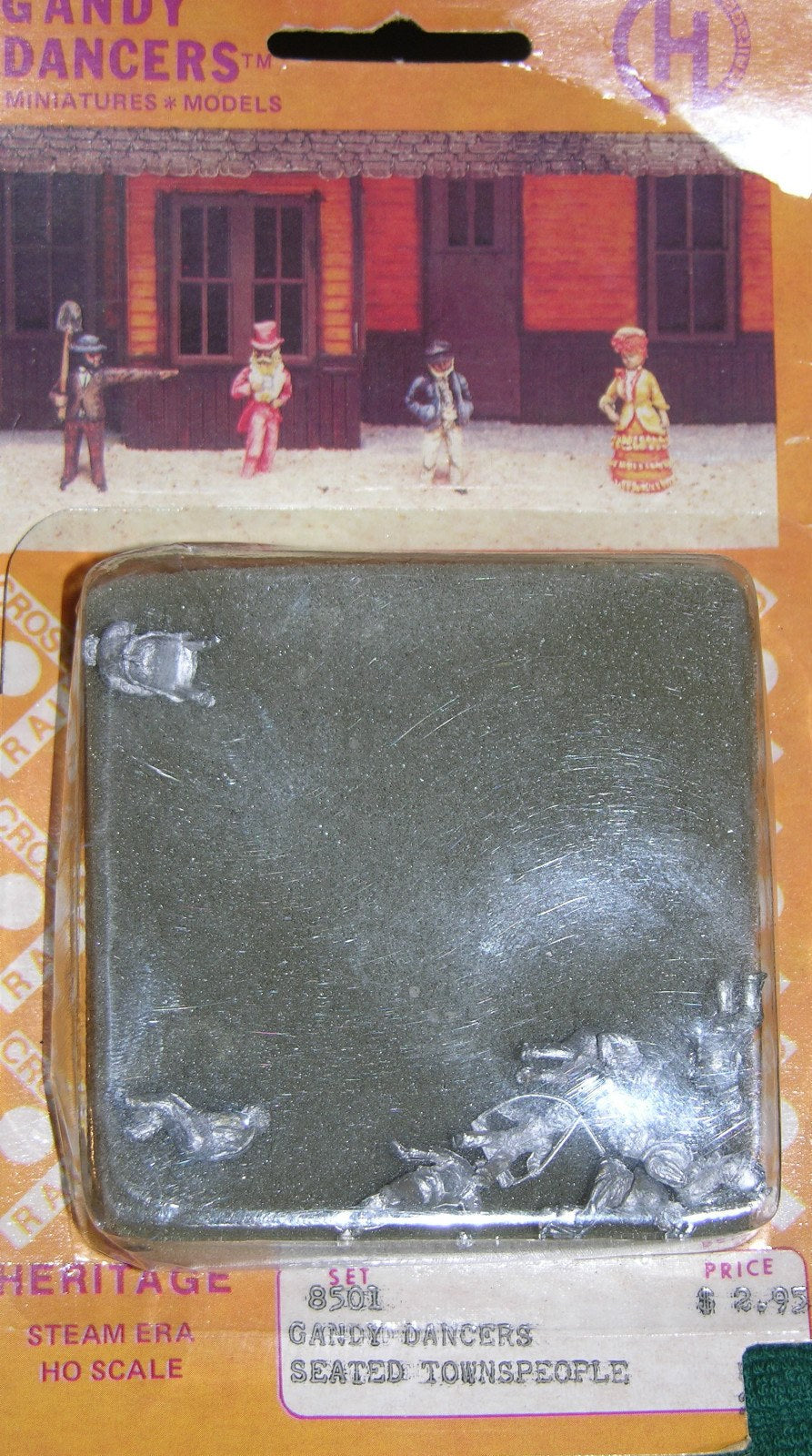 Heritage House 8501 HO Gandy Dancers & Seated People Figures (Set of 8)