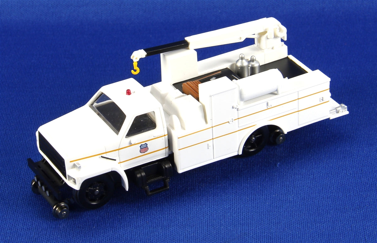 Bachmann 16904 HO Union Pacific MOW Hi-Rail Equipment Truck w/Crane