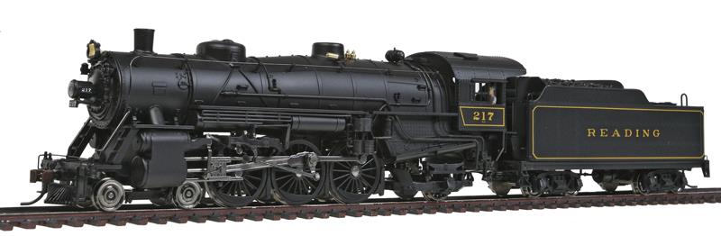 Broadway Limited 1065 HO Reading Powerhouse Steam Light Pacific 4-6-2 #217
