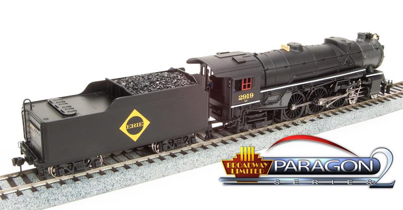 Broadway Limited 1141 HO Erie USRA Heavy Pacific 4-6-2 Paragon2